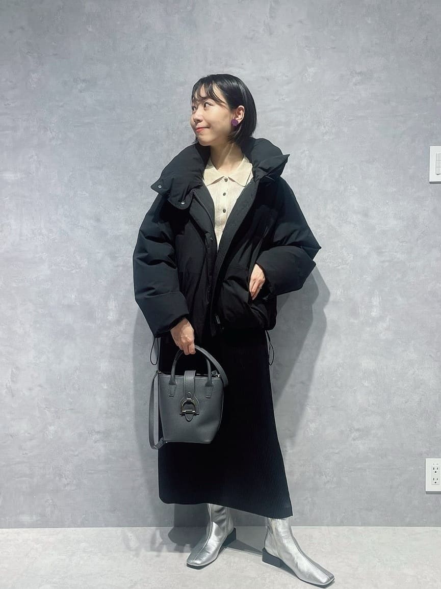 NANO universeのバックルミニバッグを使ったコーディネートを紹介します。｜Rakuten Fashion(楽天ファッション／旧楽天ブランドアベニュー)4898584