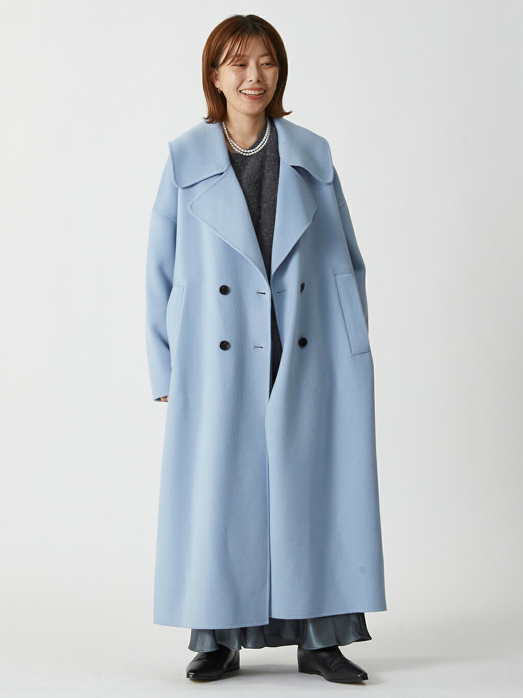 1er Arrondissementのヴィンテージサテンスカートを使ったコーディネートを紹介します。｜Rakuten Fashion(楽天ファッション／旧楽天ブランドアベニュー)4900908