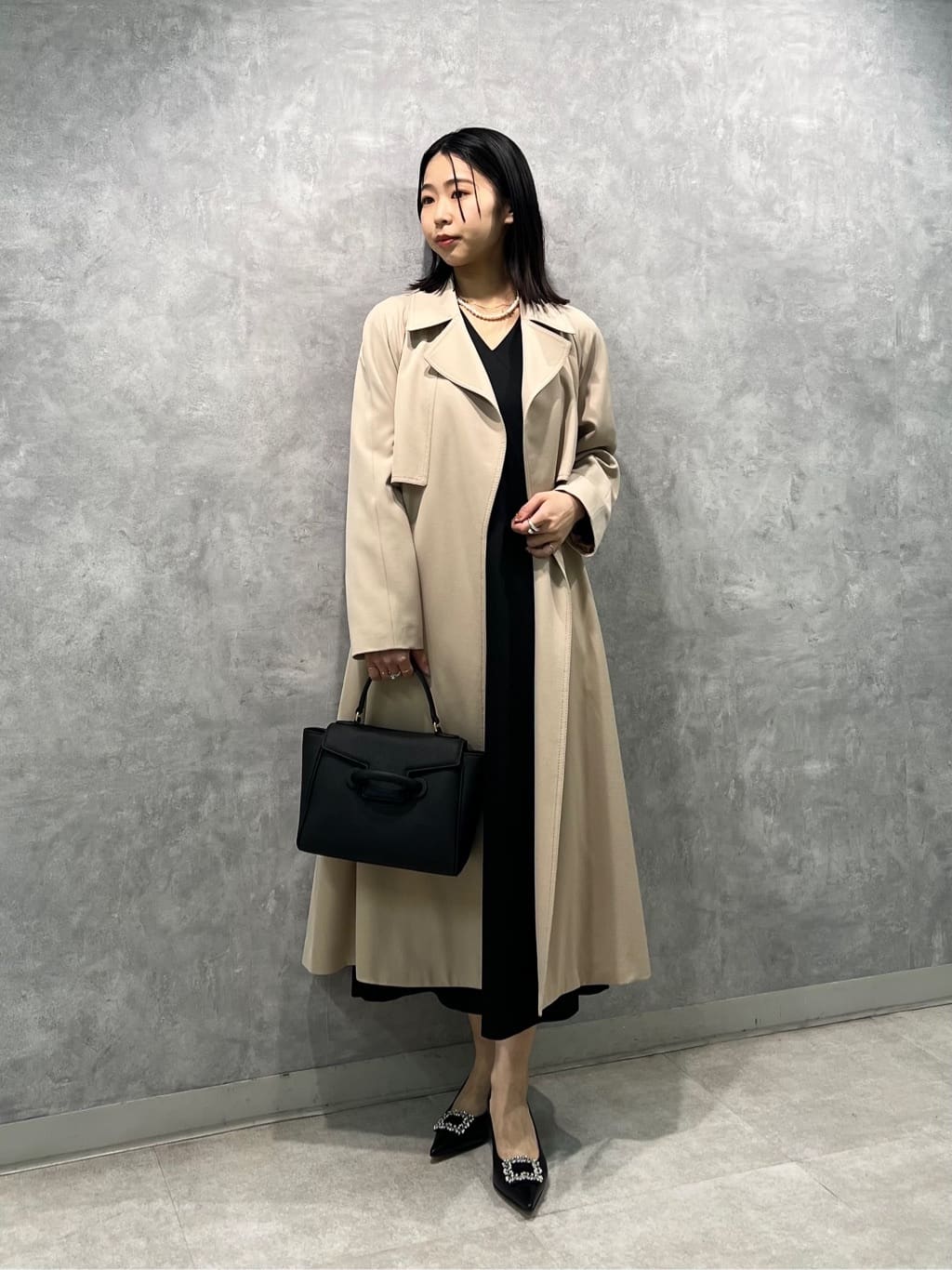 TOMORROWLAND | ウールギャバジン ガウンコート | Rakuten Fashion