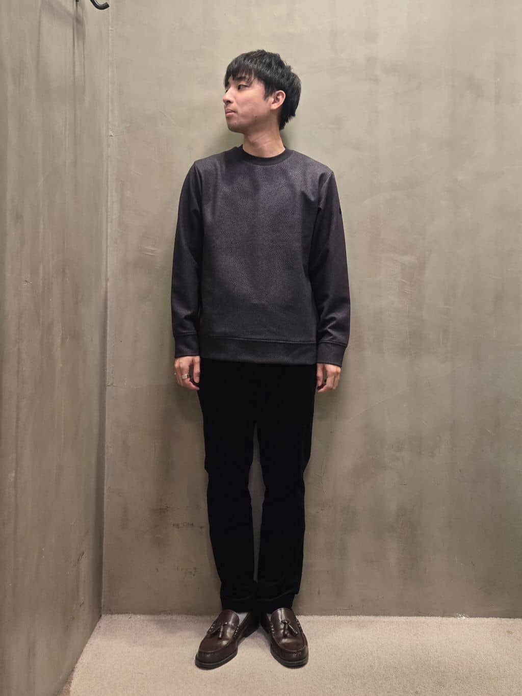 TAKEO KIKUCHIの【DOWN FABRIC】ダウンファブリック プルオーバー スウェットを使ったコーディネートを紹介します。｜Rakuten Fashion(楽天ファッション／旧楽天ブランドアベニュー)4903192