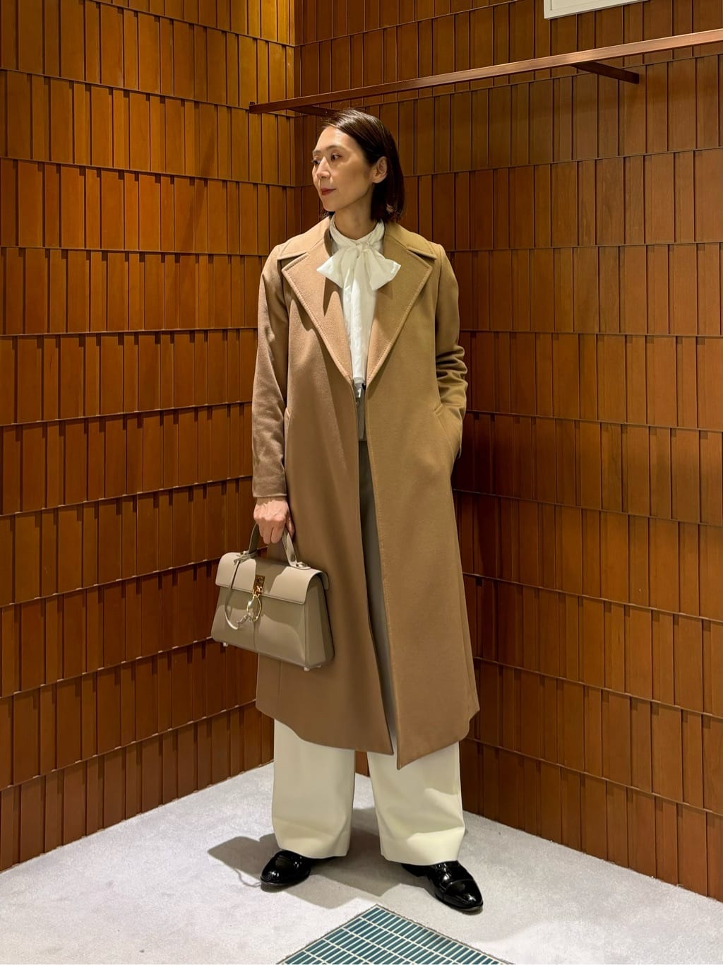TOMORROWLAND | スーパーカシミヤ ベルテッドコート | Rakuten Fashion