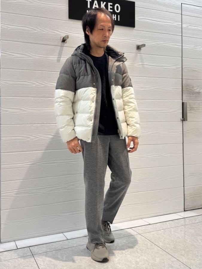 TAKEO KIKUCHIの【735フィルパワー】コンビ ダウンブルゾンを使ったコーディネートを紹介します。｜Rakuten Fashion(楽天ファッション／旧楽天ブランドアベニュー)4906679