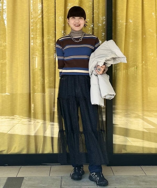 BEAMS HEARTのテーパード デニムパンツを使ったコーディネートを紹介します。｜Rakuten Fashion(楽天ファッション／旧楽天ブランドアベニュー)4917854