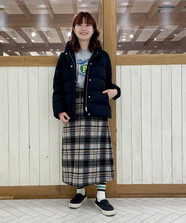 【中古】B-MING by BEAMS 河田ミドルダウン　ブラックL B:MING LIFE STORE by BEAMSの【GISELeWEB掲載】河田 ミドル