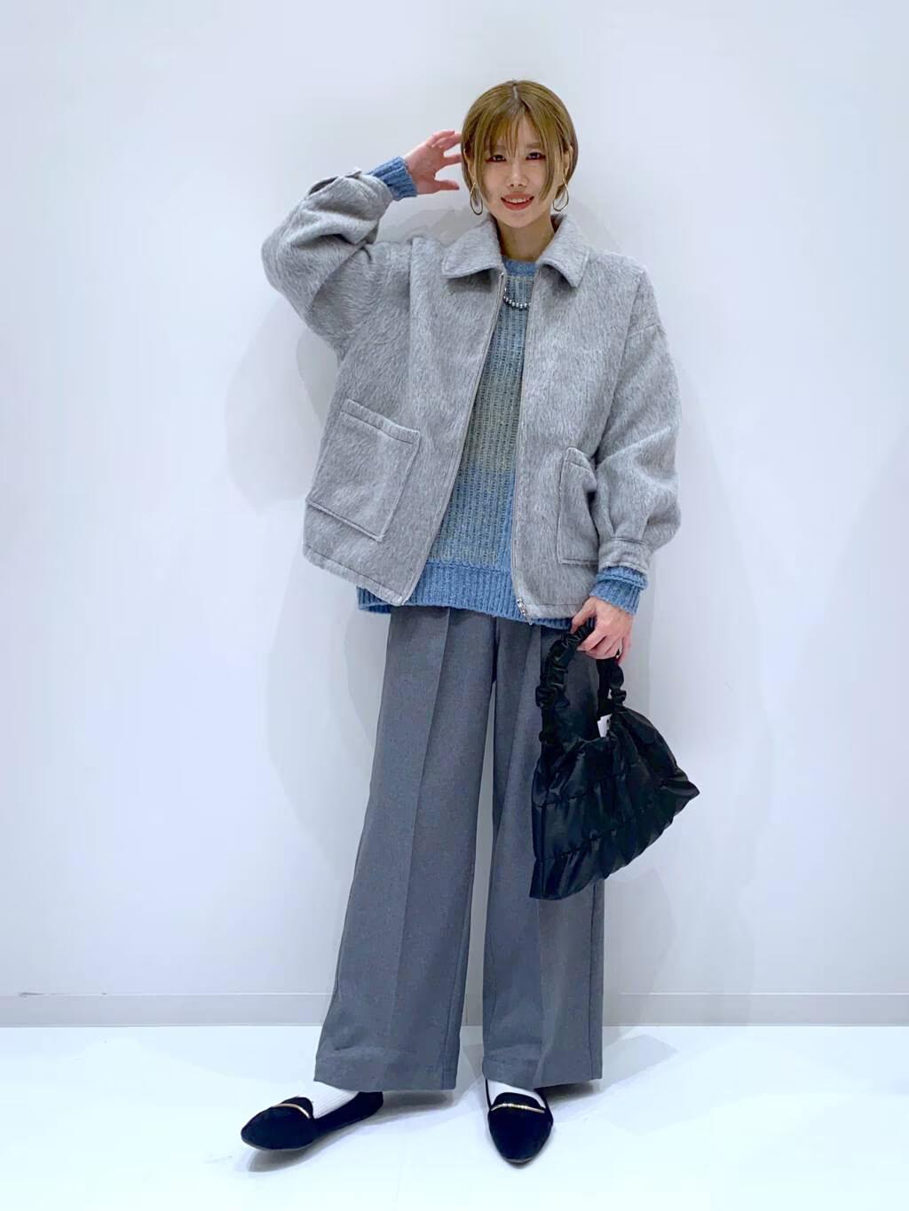 LAKOLEのシャギージップブルゾンを使ったコーディネートを紹介します。｜Rakuten Fashion(楽天ファッション／旧楽天ブランドアベニュー)4928580