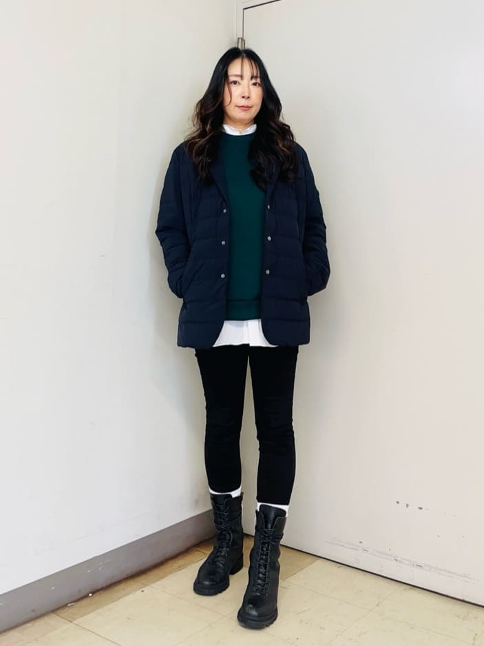 TAKEO KIKUCHIの【Made in JAPAN】エアダン クルーネック プルオーバーを使ったコーディネートを紹介します。｜Rakuten Fashion(楽天ファッション／旧楽天ブランドアベニュー)4929972