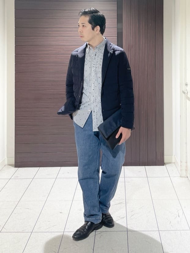 TAKEO KIKUCHIのストレッチダウン テバジャケットを使ったコーディネートを紹介します。｜Rakuten Fashion(楽天ファッション／旧楽天ブランドアベニュー)4930723