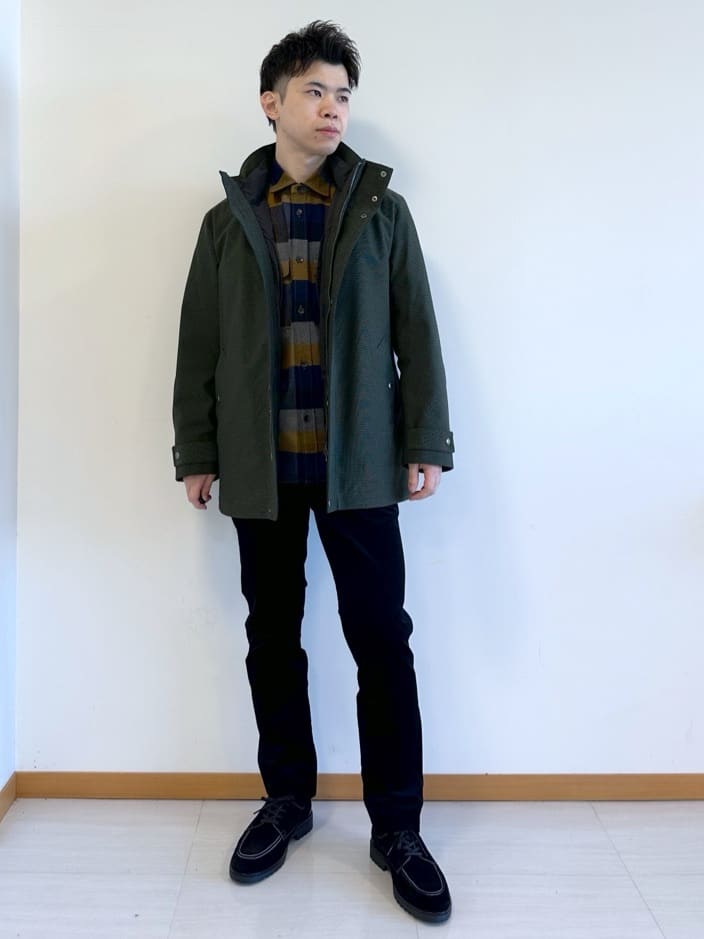 TAKEO KIKUCHIの【3WAY】ドビー ダウンライナー付 ブルゾンを使ったコーディネートを紹介します。｜Rakuten Fashion(楽天ファッション／旧楽天ブランドアベニュー)4930783