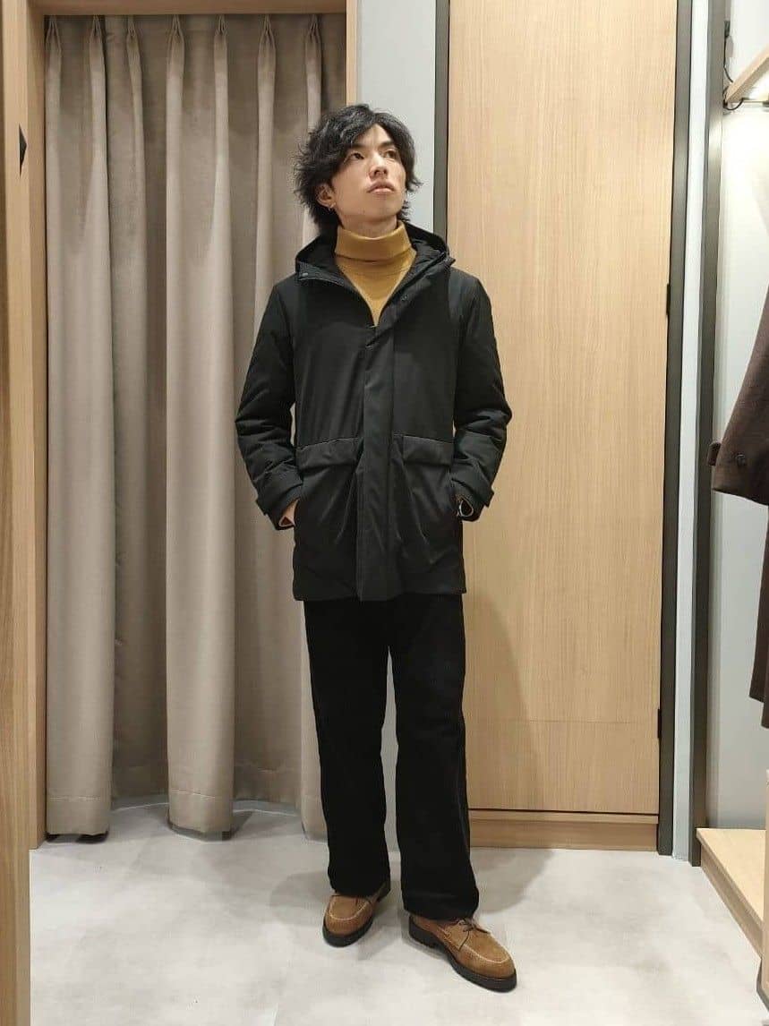 TAKEO KIKUCHIのウールブレンド オフタートルネック カットソーを使ったコーディネートを紹介します。｜Rakuten Fashion(楽天ファッション／旧楽天ブランドアベニュー)4932151