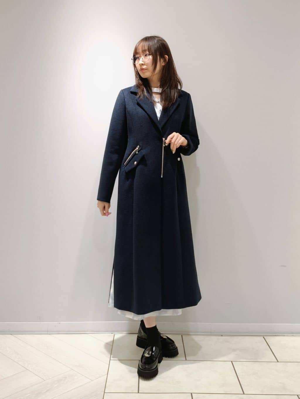REDYAZEL | ジップチェスターコート | Rakuten Fashion(楽天