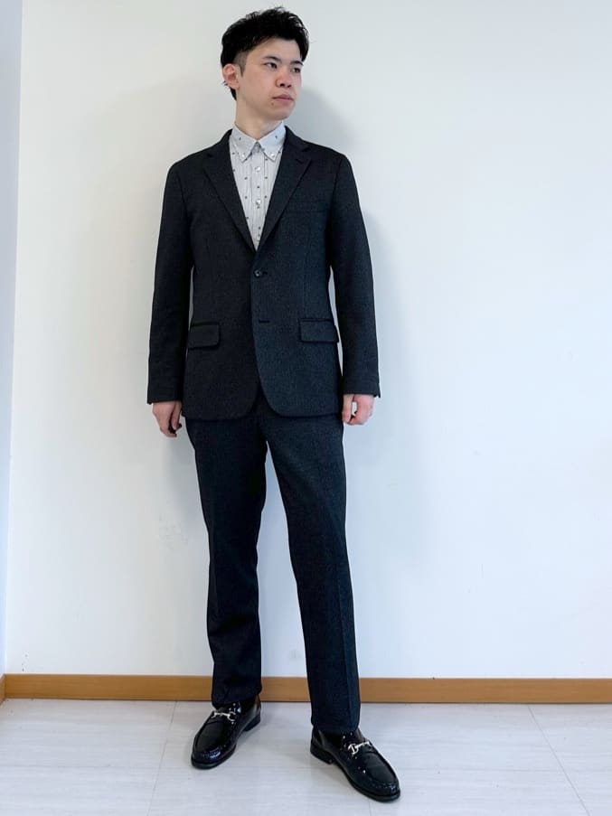 TAKEO KIKUCHIの【尾州織】ウールブレンド ムリネ千鳥パンツ / セットアップ対応を使ったコーディネートを紹介します。｜Rakuten Fashion(楽天ファッション／旧楽天ブランドアベニュー)4935429