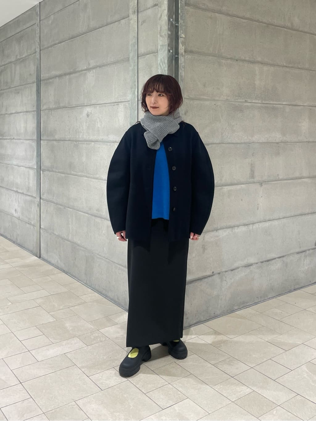 UNITED ARROWS LTD. OUTLET | <H>ウールカシミヤ ハーフステンカラー
