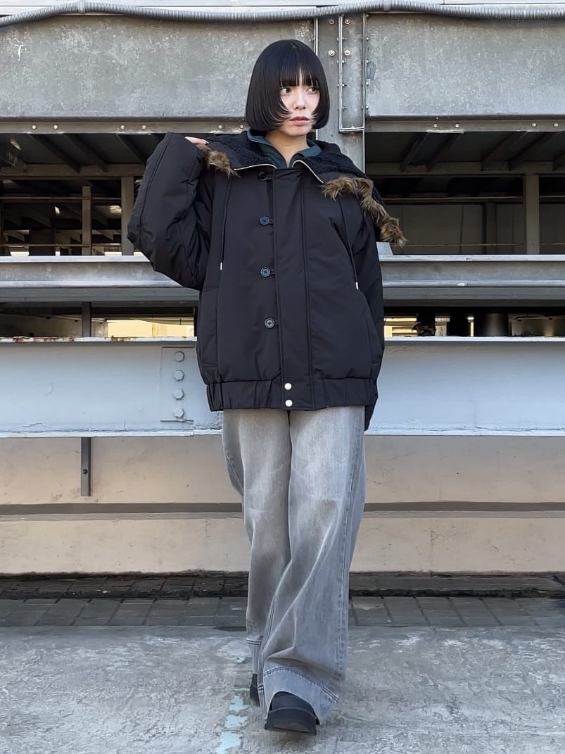 tk.TAKEO KIKUCHIのN2Bパフブルゾンを使ったコーディネート | Rakuten