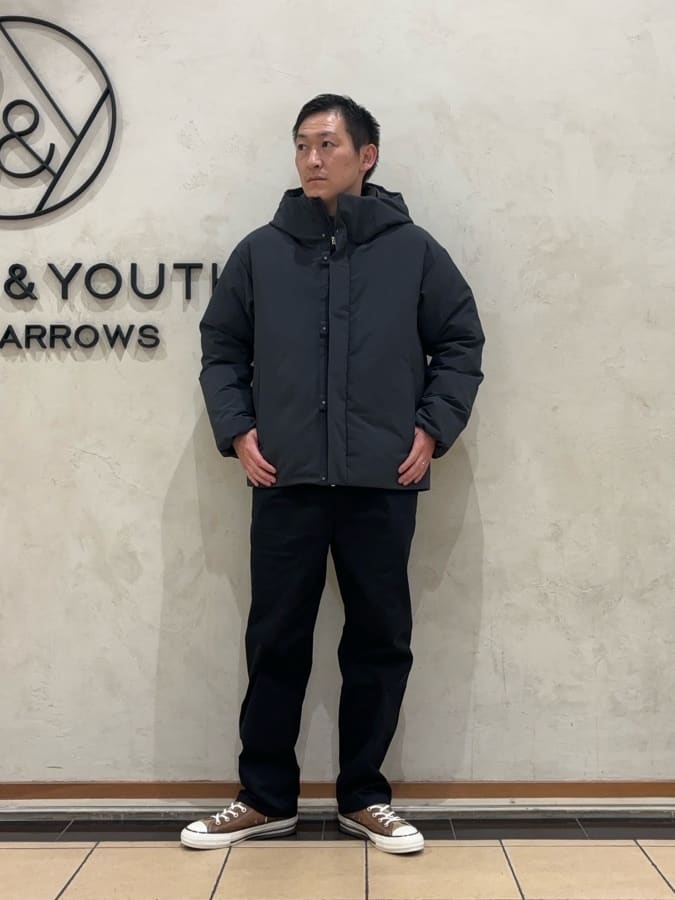 BEAUTY&YOUTH小松マテーレリラックスフードダウンジャケット700FP