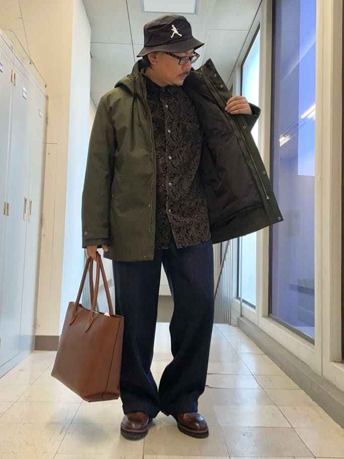 TAKEO KIKUCHIの【3WAY】ドビー ダウンライナー付 ブルゾンを使ったコーディネートを紹介します。｜Rakuten Fashion(楽天ファッション／旧楽天ブランドアベニュー)4941415