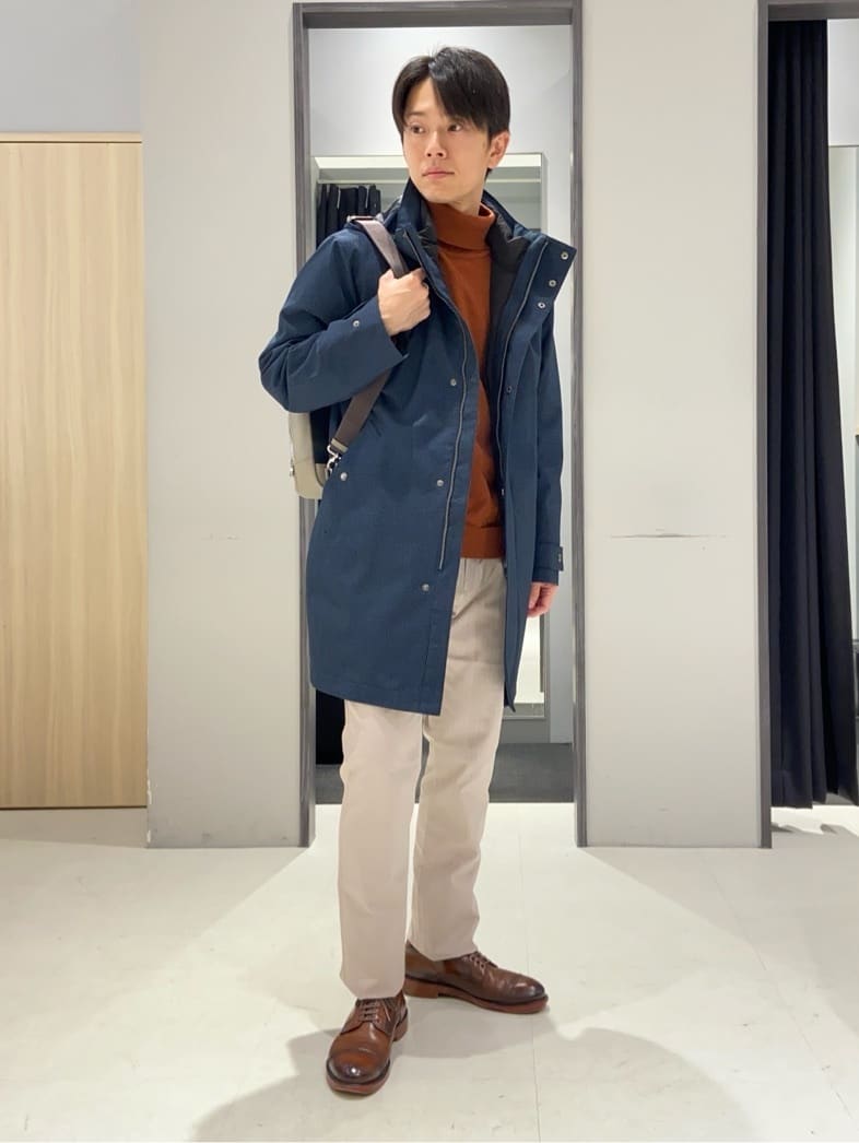 TAKEO KIKUCHIの【3WAY】ハウンズトゥース ダウンライナー コートを使ったコーディネートを紹介します。｜Rakuten Fashion(楽天ファッション／旧楽天ブランドアベニュー)4941829
