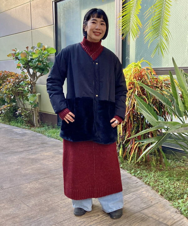 BEAMS HEARTのタックワイド デニムパンツ(S~M)を使ったコーディネートを紹介します。｜Rakuten Fashion(楽天ファッション／旧楽天ブランドアベニュー)4946156