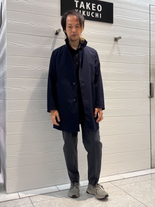 TAKEO KIKUCHIの【ライナー付】ツイルストレッチ ステンカラーコートを使ったコーディネートを紹介します。｜Rakuten Fashion(楽天ファッション／旧楽天ブランドアベニュー)4949443