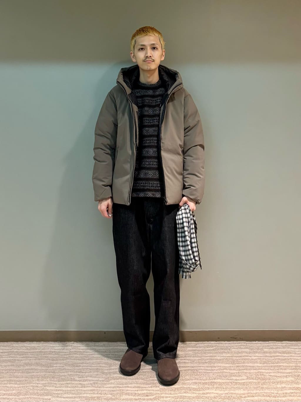 BEAUTY&YOUTH UNITED ARROWSの小松マテーレ シャンブレー フード  
