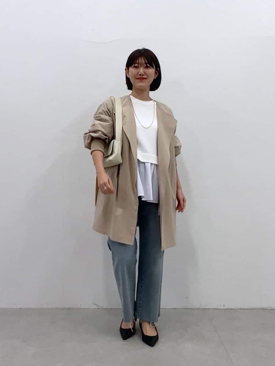 COLLAGE GALLARDAGALANTEのエアリーバックバルーンコートを使った 