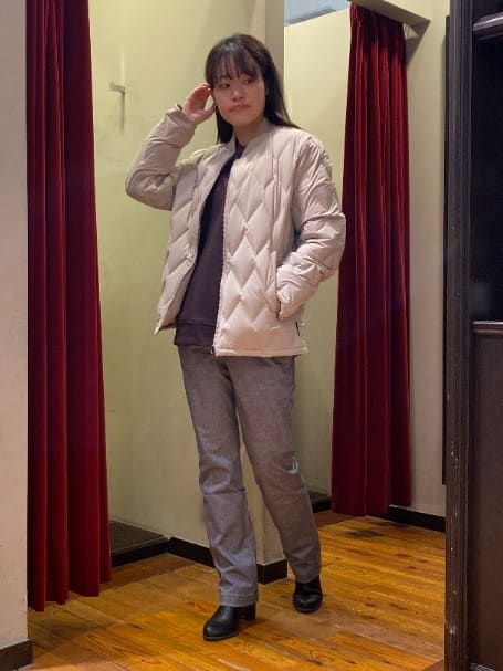 TAKEO KIKUCHIの【DOWN FABRIC】ダウンファブリック プルオーバー スウェットを使ったコーディネートを紹介します。｜Rakuten Fashion(楽天ファッション／旧楽天ブランドアベニュー)4957553