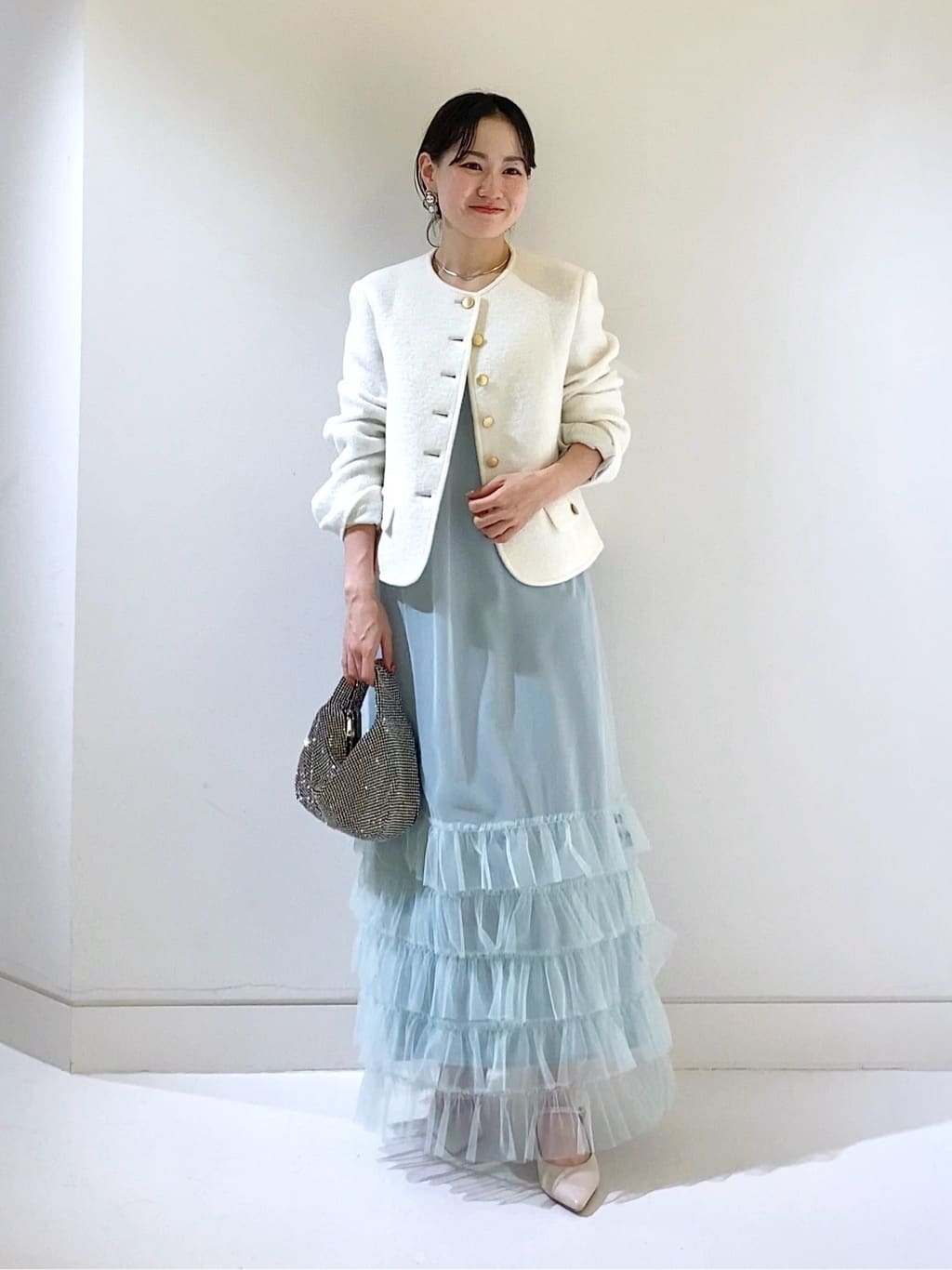 allureville | ブークレーノーカラージャケット | Rakuten Fashion