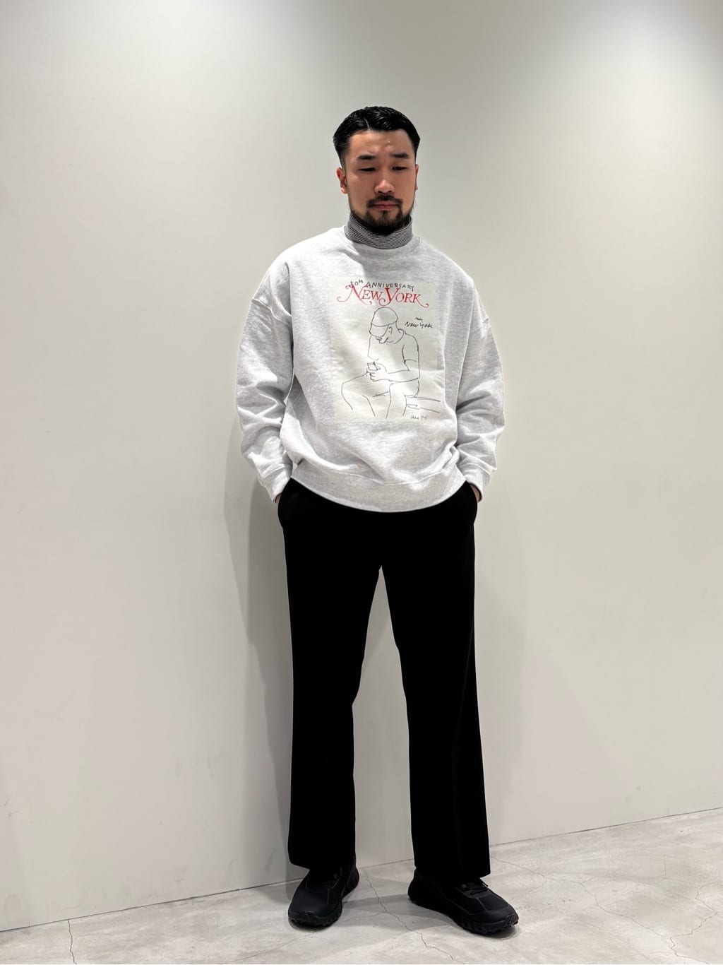 BEAUTY&YOUTH UNITED ARROWSの<H>DOUBLE CLOTH FLARE PANTS/パンツを使ったコーディネート |  Rakuten Fashion(楽天ファッション／旧楽天ブランドアベニュー)4962929