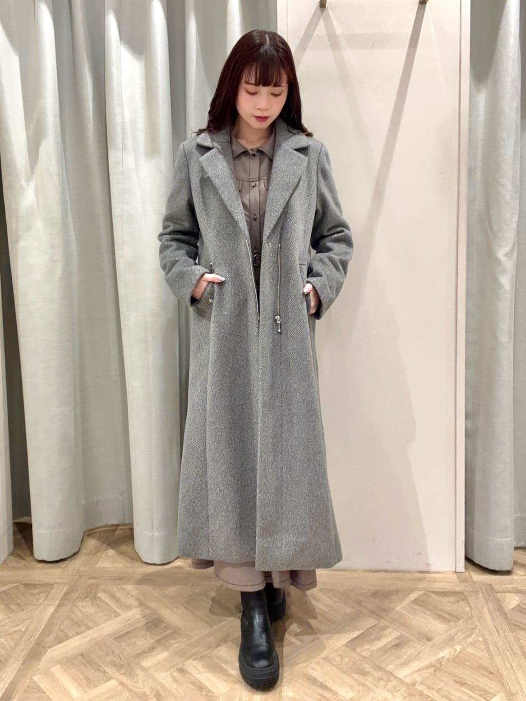 REDYAZEL | ジップチェスターコート | Rakuten Fashion(楽天