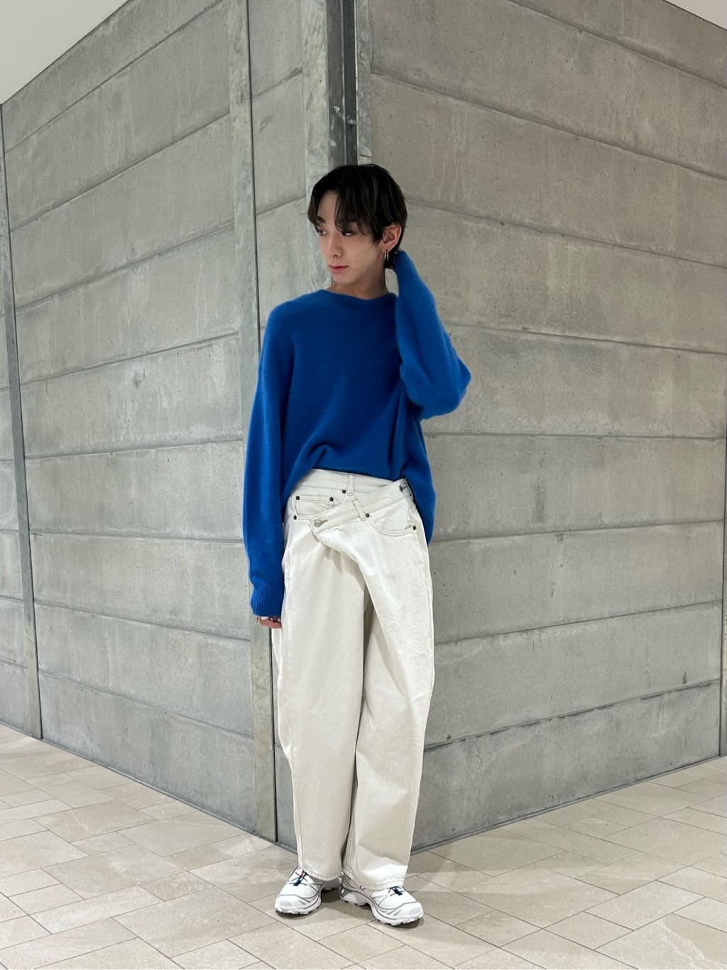 UNITED ARROWS LTD. OUTLET | ダメージ ラップワイド デニムパンツ