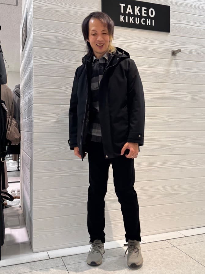 TAKEO KIKUCHIの【3WAY】ドビー ダウンライナー付 ブルゾンを使ったコーディネートを紹介します。｜Rakuten Fashion(楽天ファッション／旧楽天ブランドアベニュー)4969663