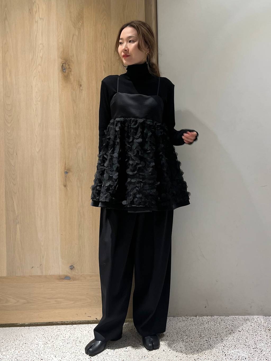 【美品】Curensologyカレンソロジー/キャミソール　サテンドットチュール Curensology | ドットチュールキャミソール | Rakuten Fashion(楽天