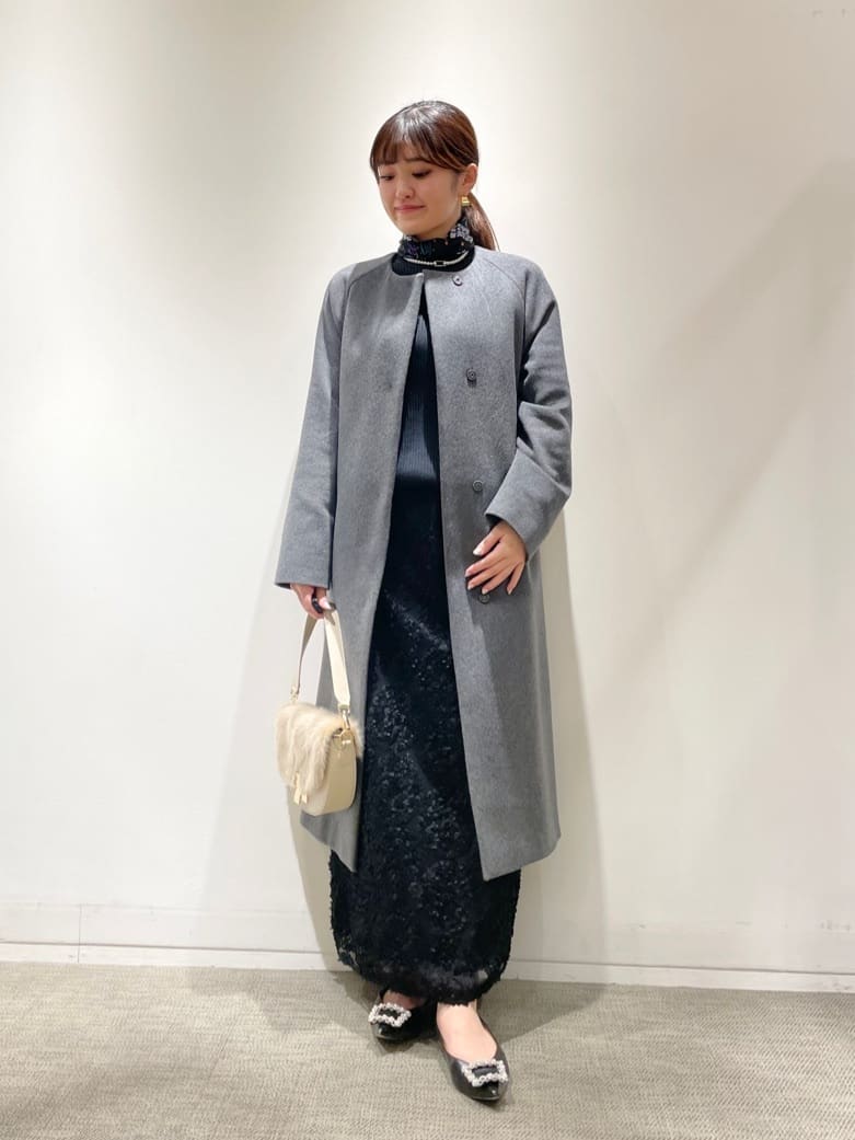 TOMORROWLAND | ピュアカシミヤ ノーカラーコート | Rakuten Fashion