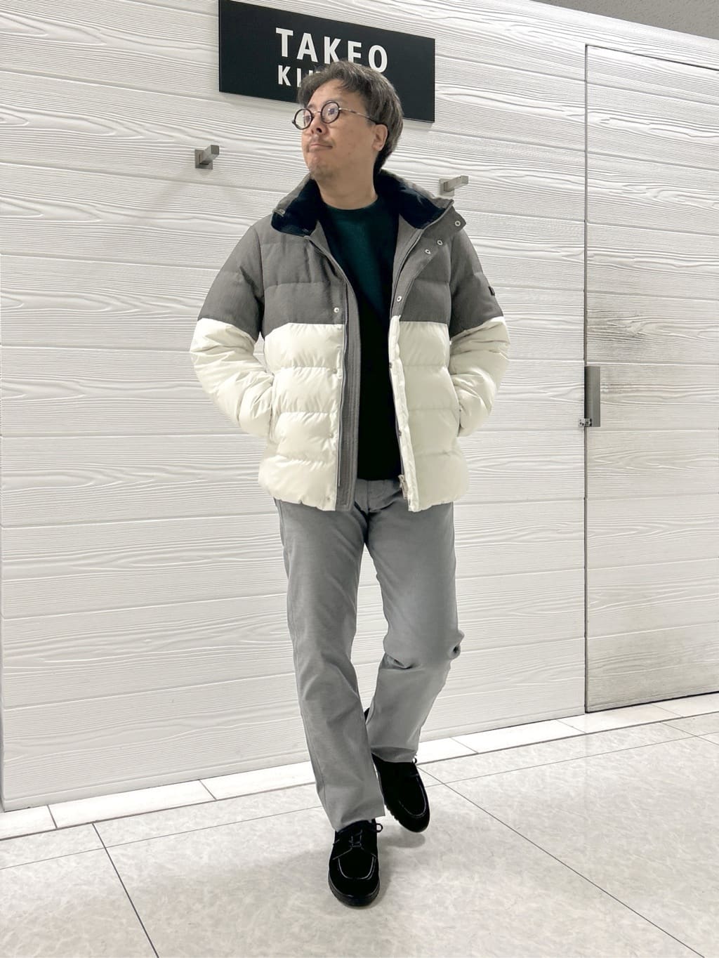 TAKEO KIKUCHIの【Made in JAPAN】播州織 ストレッチ パンツを使ったコーディネートを紹介します。｜Rakuten Fashion(楽天ファッション／旧楽天ブランドアベニュー)4974912