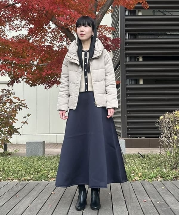BEAMS HEARTのダンボール フレアスカートを使ったコーディネートを紹介します。｜Rakuten Fashion(楽天ファッション／旧楽天ブランドアベニュー)4977168