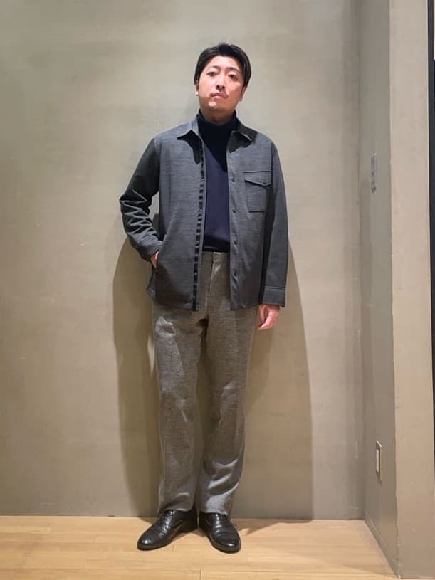 TAKEO KIKUCHIのウールブレンド オフタートルネック カットソーを使ったコーディネートを紹介します。｜Rakuten Fashion(楽天ファッション／旧楽天ブランドアベニュー)4979731