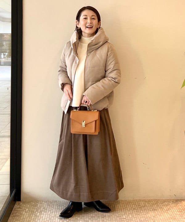 BEAMS HEARTのボリュームネック ダウン ジャケットを使ったコーディネートを紹介します。｜Rakuten Fashion(楽天ファッション／旧楽天ブランドアベニュー)4980205