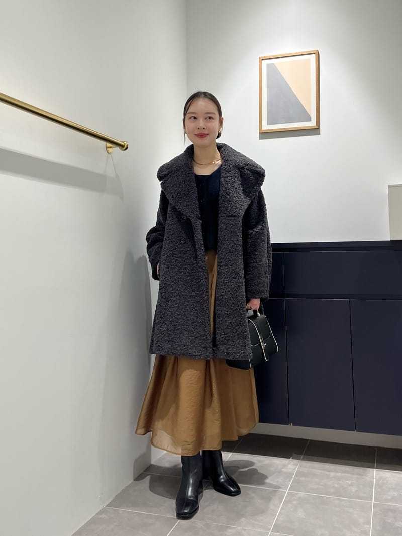 EMMEL REFINES＞EM ダブルボタン ボアコートS