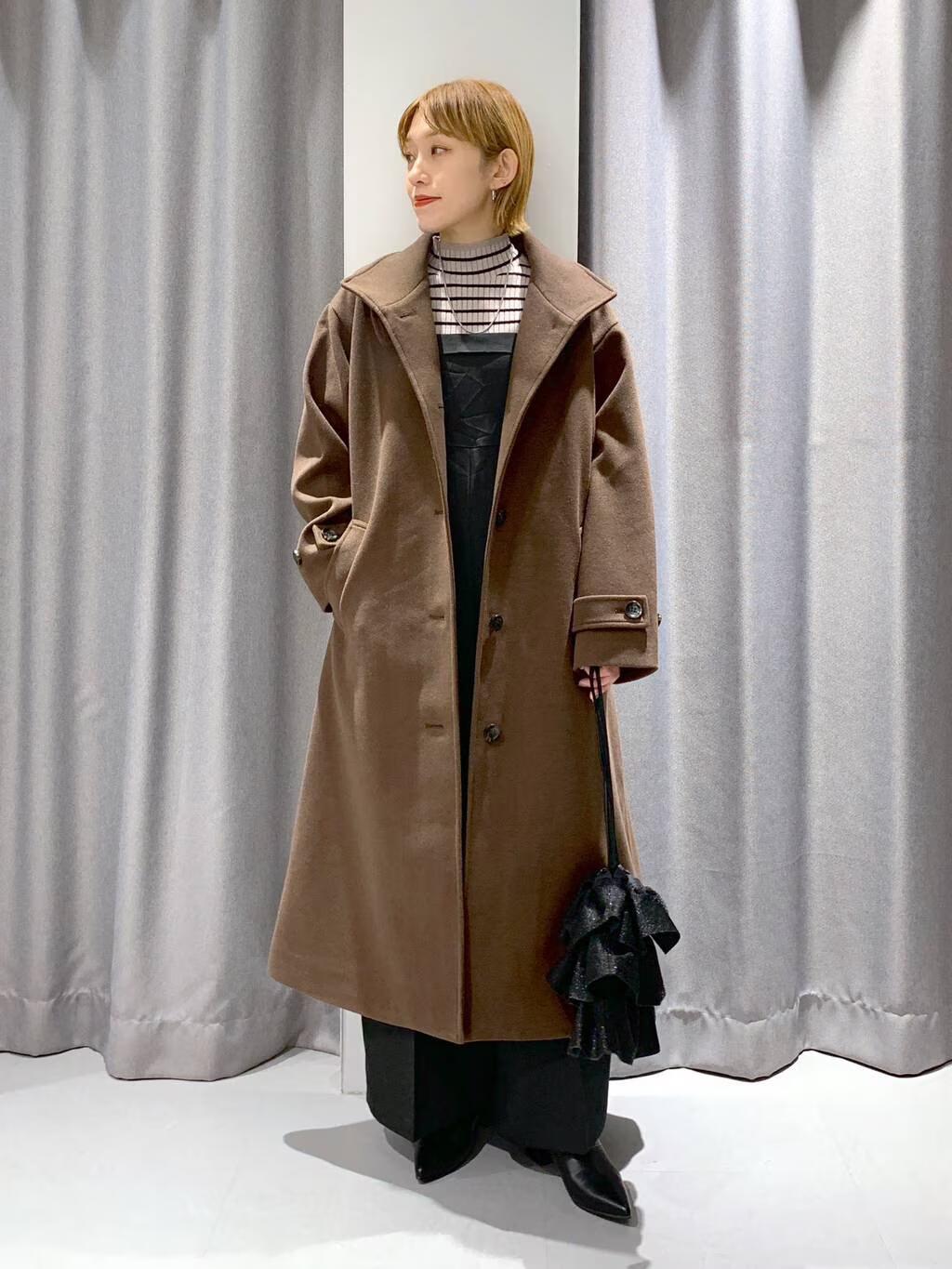 LAKOLEのウーリーテックスタンドコートを使ったコーディネートを紹介します。｜Rakuten Fashion(楽天ファッション／旧楽天ブランドアベニュー)4988911