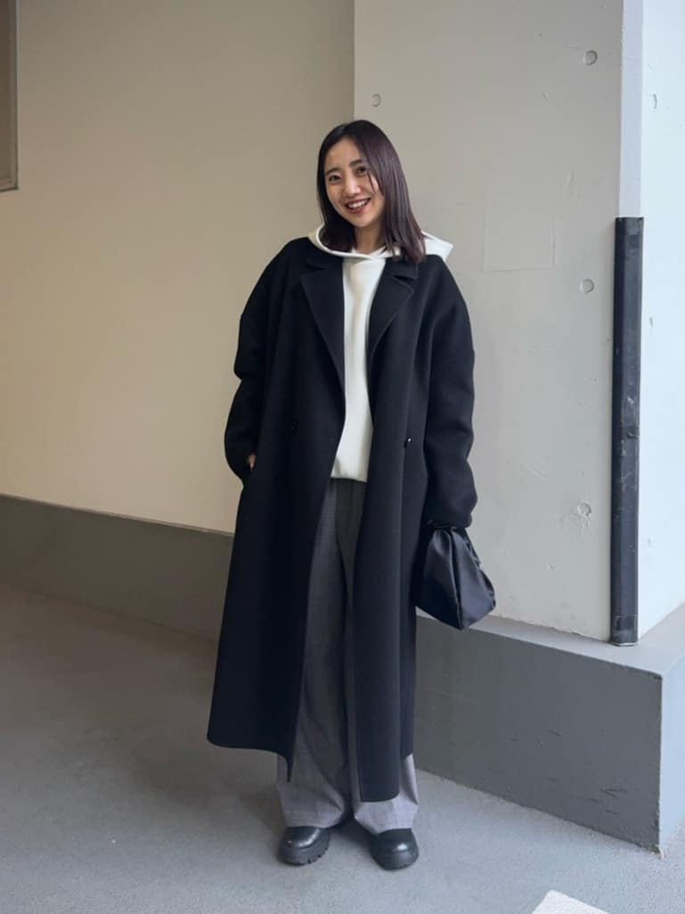 UNITED ARROWSの<MARW UNITED ARROWS>リバー ロングコートを使った 