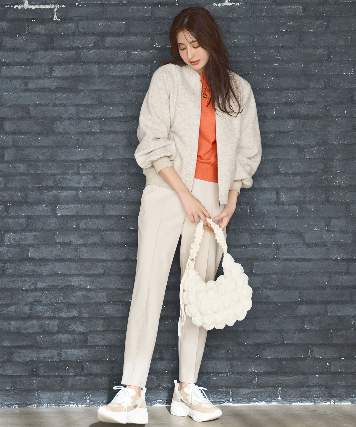 ANY SIS | スライバー ブルゾン | Rakuten Fashion(楽天ファッション