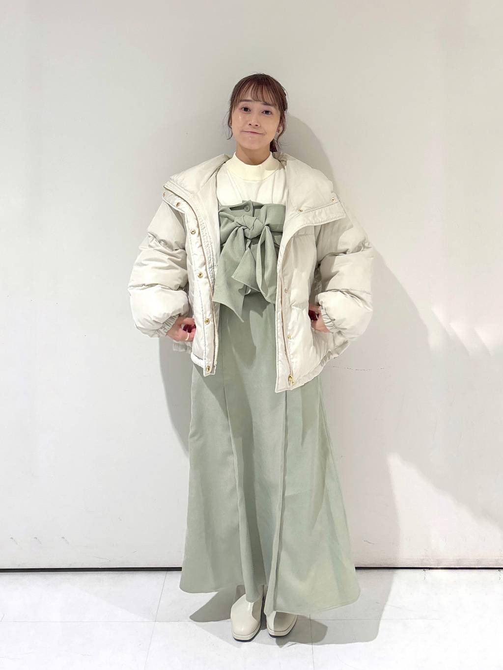 mysty womanの【上西星来さん着用アイテム】ニットストームショートブーツを使ったコーディネートを紹介します。｜Rakuten Fashion(楽天ファッション／旧楽天ブランドアベニュー)5010972
