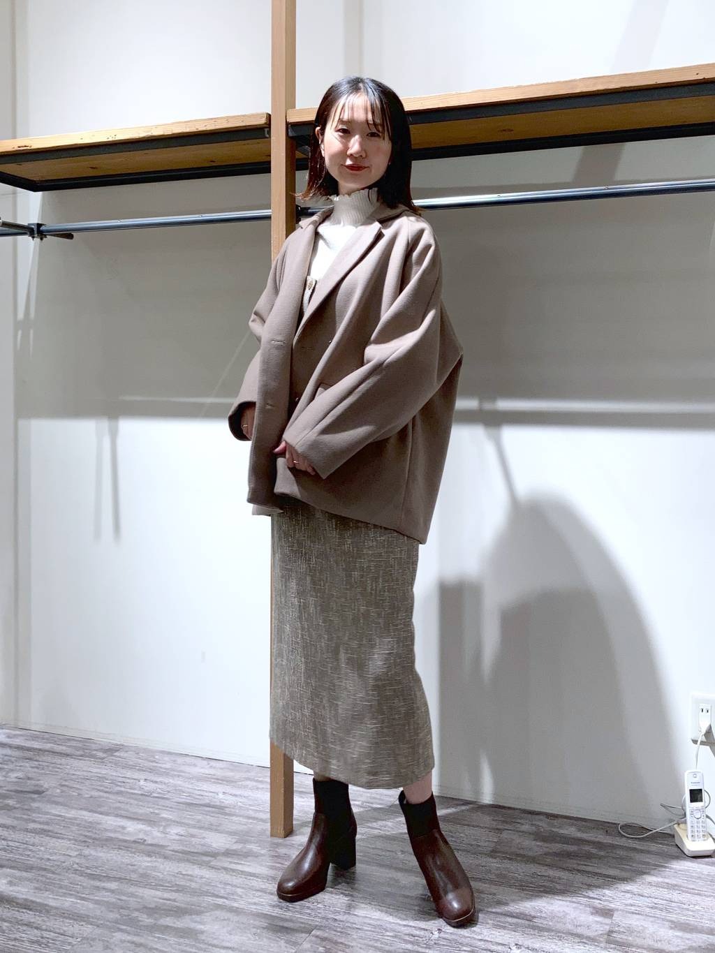 mysty womanの【古畑星夏さん着用アイテム】ミドルテーラージャコットを使ったコーディネートを紹介します。｜Rakuten Fashion(楽天ファッション／旧楽天ブランドアベニュー)5010977