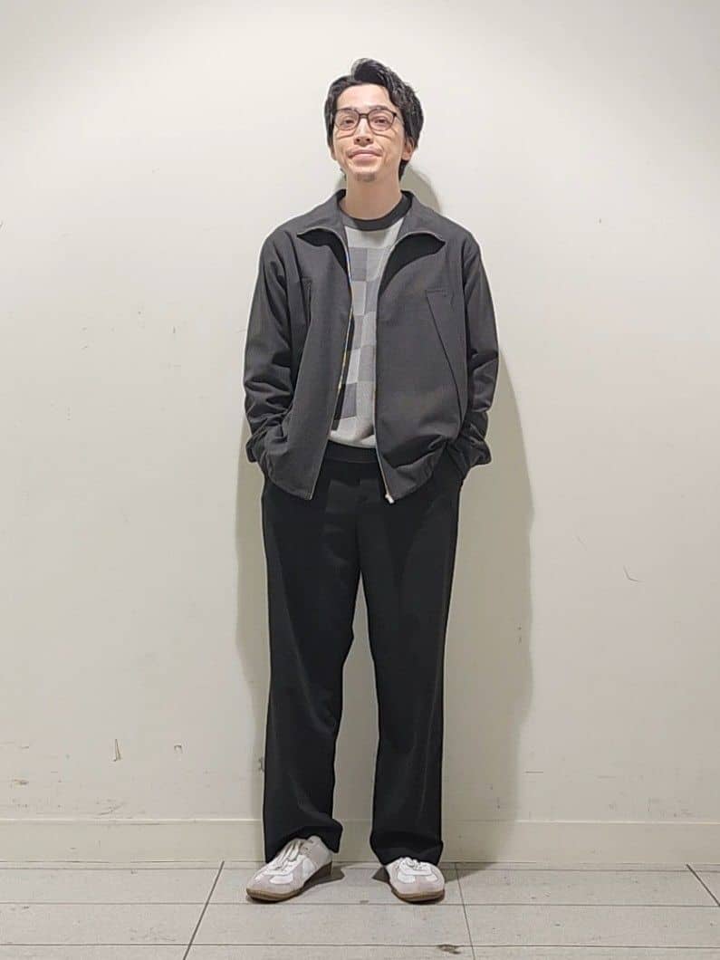 TAKEO KIKUCHIの千鳥格子 ジップアップ ブルゾンを使ったコーディネートを紹介します。｜Rakuten Fashion(楽天ファッション／旧楽天ブランドアベニュー)5015438