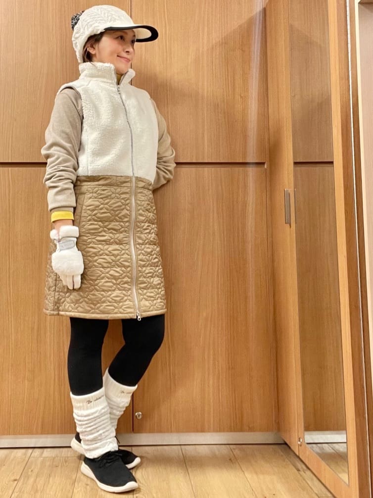 adabatの異素材組み合わせ フルジップワンピースを使った