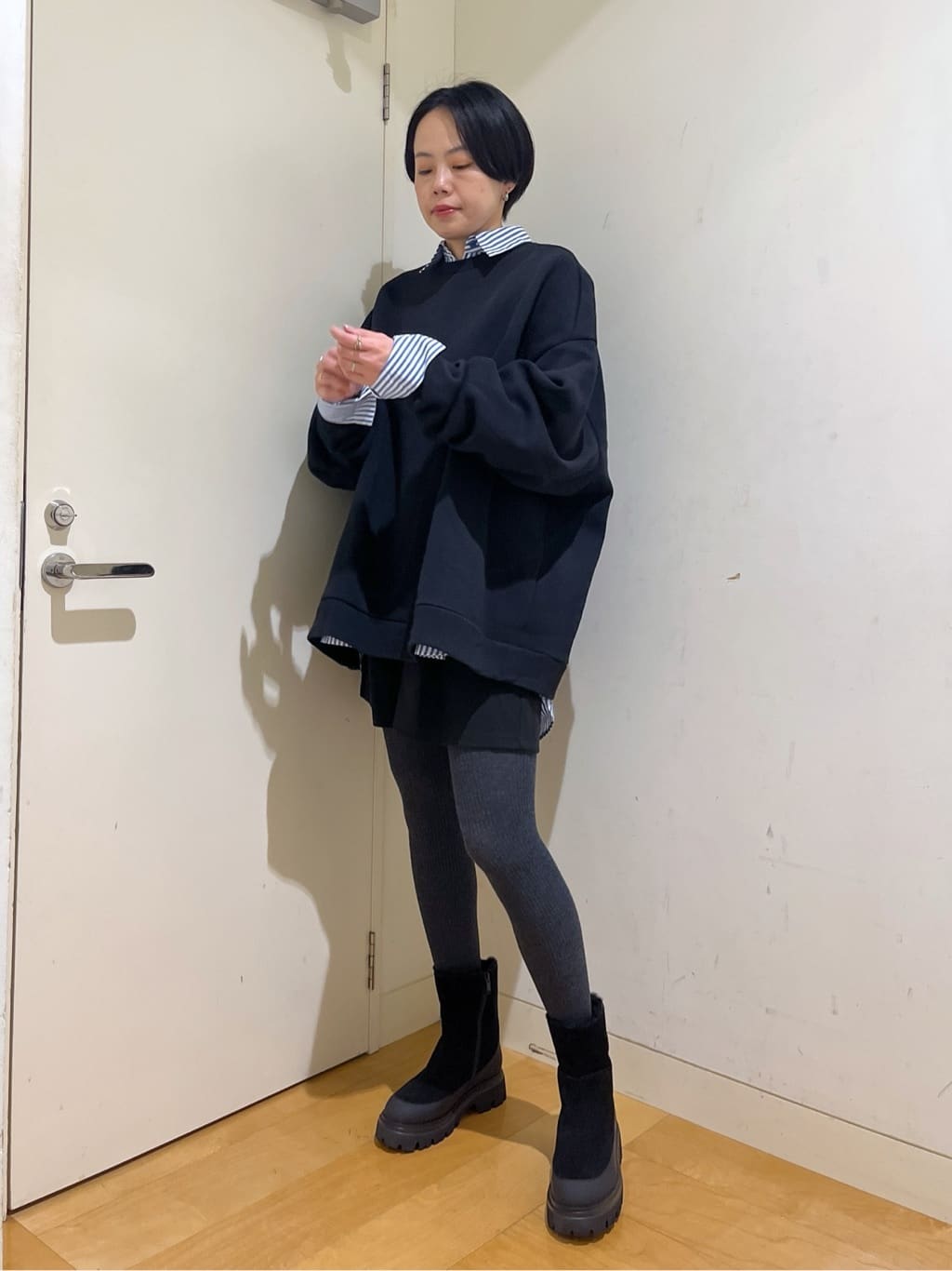 STACCATOのモンススノームートンブーツを使ったコーディネートを紹介します。｜Rakuten Fashion(楽天ファッション／旧楽天ブランドアベニュー)5024751