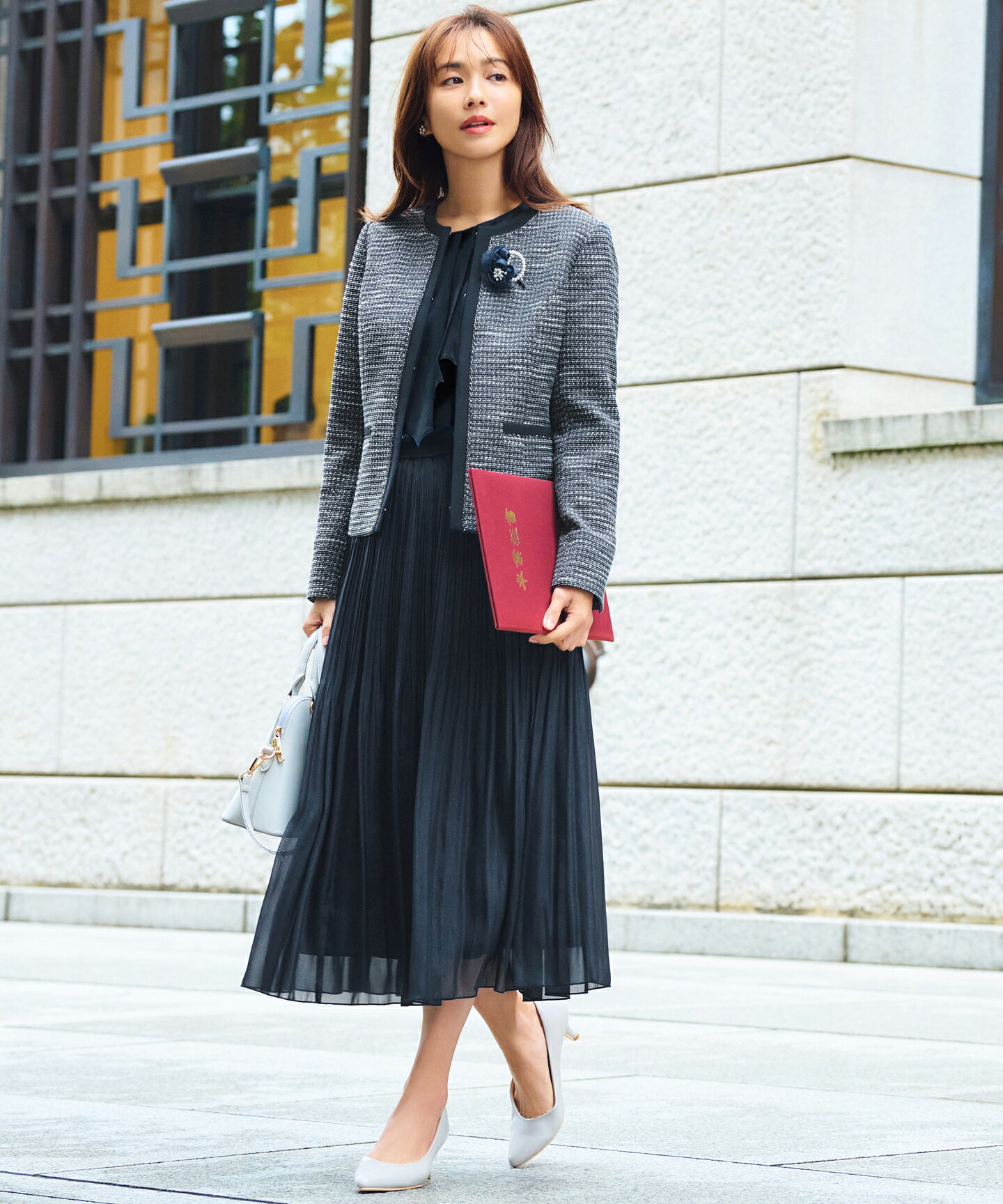 ANY SIS | リップルボーダーストレッチ ジャケット | Rakuten Fashion