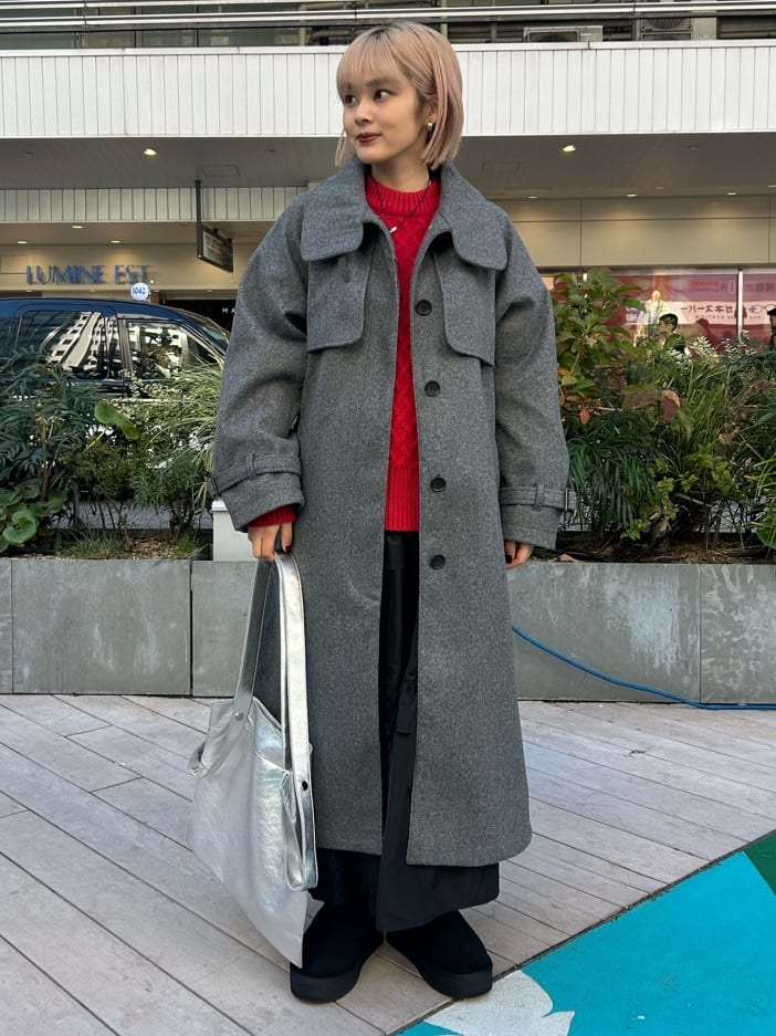 FREAK'S STORE | ウーリー ハイネックロングコート 24AW | Rakuten