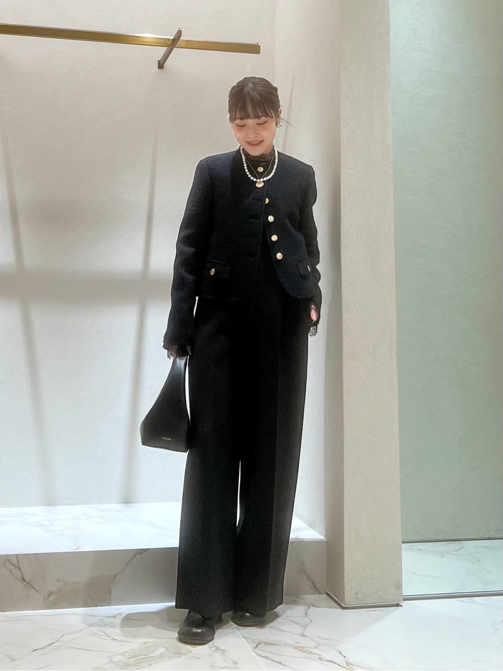 allureville | ブークレーノーカラージャケット | Rakuten Fashion
