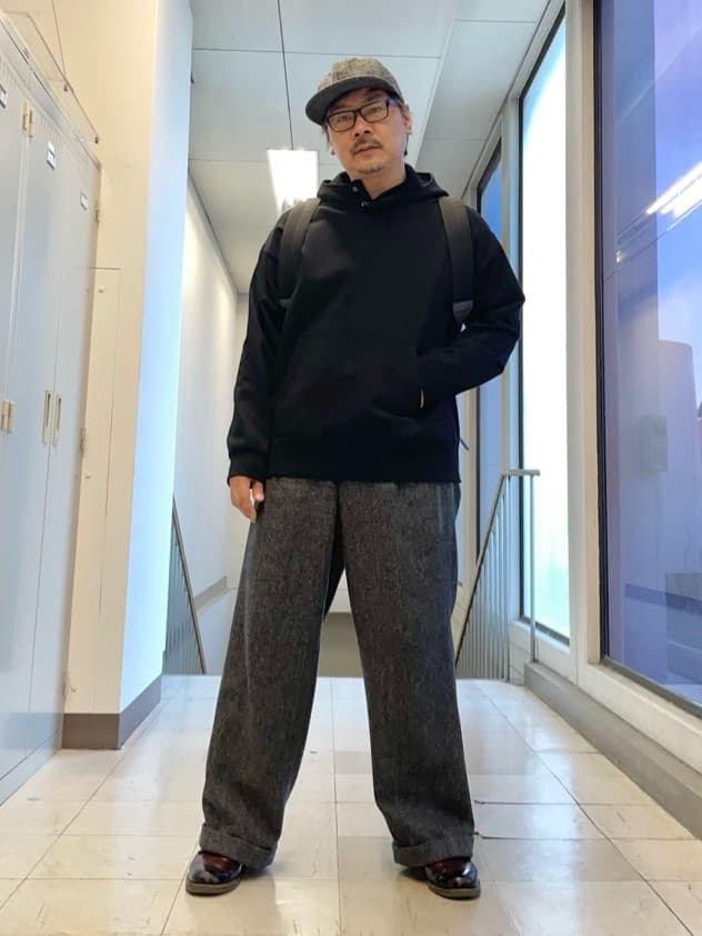TAKEO KIKUCHIの【THE FLAGSHIP】ダブルフェイス レザーリュックを使ったコーディネートを紹介します。｜Rakuten Fashion(楽天ファッション／旧楽天ブランドアベニュー)5046911
