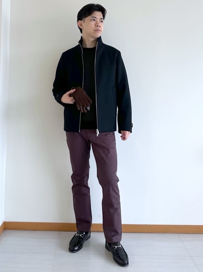 TAKEO KIKUCHIのドットメランジ プルオーバー ニットを使ったコーディネートを紹介します。｜Rakuten Fashion(楽天ファッション／旧楽天ブランドアベニュー)5050121